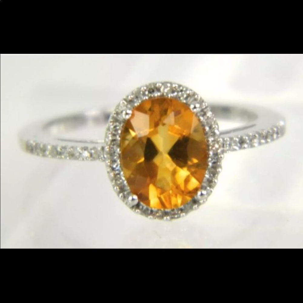 Beautiful November Stone Ring - image 1